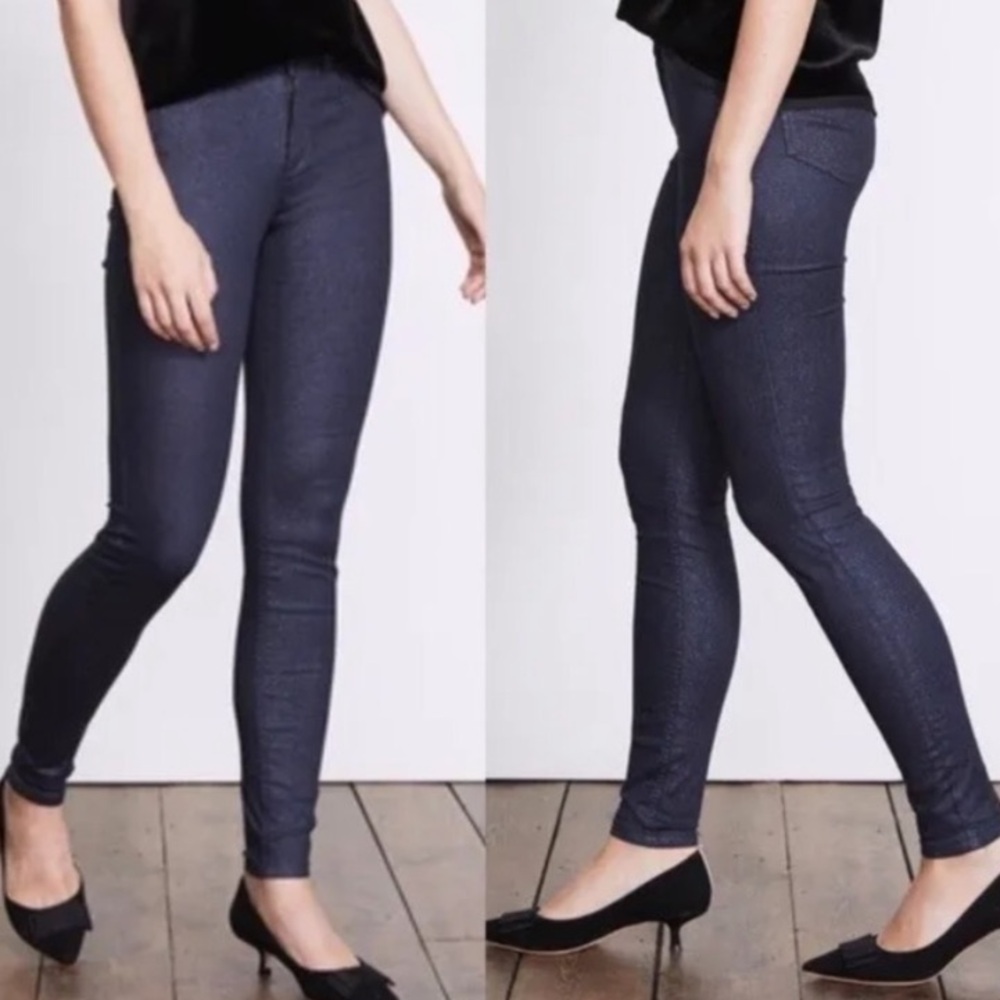 Like New Boden The Mayfair Modern Skinny Sparkle Shimmer Jeans, size US 10